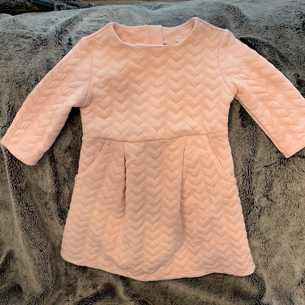 Pink long sleeve dress 3t